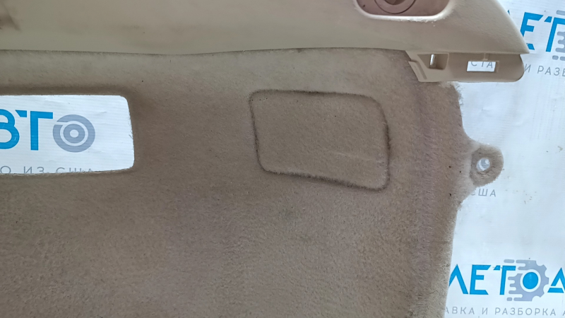 Right arch trim Lexus RX350 RX450h 10-15 beige, scratches, dry cleaning, broken fastener