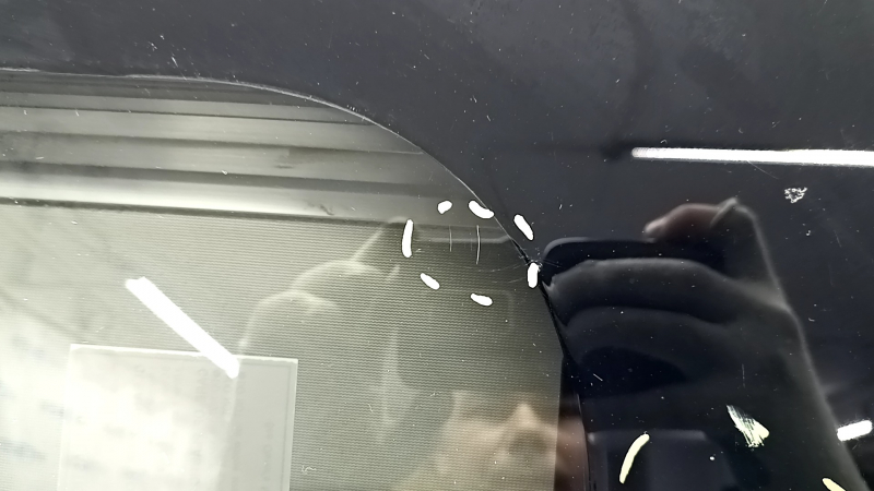 Sunroof assembly Toyota Prius V 12-17 panorama, gray curtain, scratches, for dry cleaning