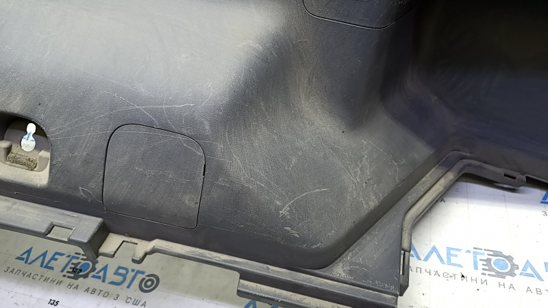 Arch trim right Toyota Prius V 12-17 dark gray, scratches, deep scratches, with cigarette lighter, without plug