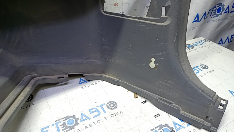 Arch trim right Toyota Prius V 12-17 dark gray, scratches, deep scratches, with cigarette lighter, without plug