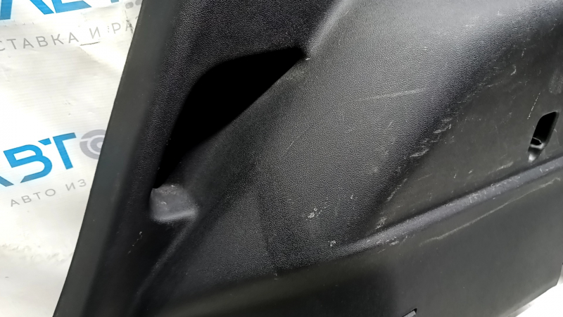 Right arch trim Dodge Journey 11-20 under 3 rows of seats, black, deep scratches