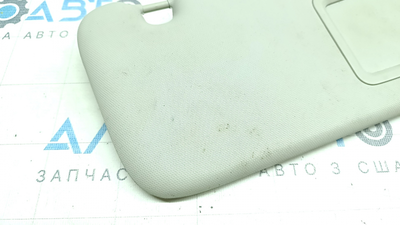 Right visor Mazda CX-30 20- without hatch, gray, without hook, for cleaning