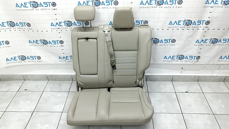 Rear row of seats 2nd row left Ford C-max MK2 13-18 beige leather, dry cleanable, scratches