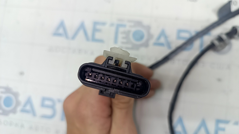 Mercedes CLA 14-19 rear bumper wiring under BSM, trunk opening sensor, broken connector, dented wire