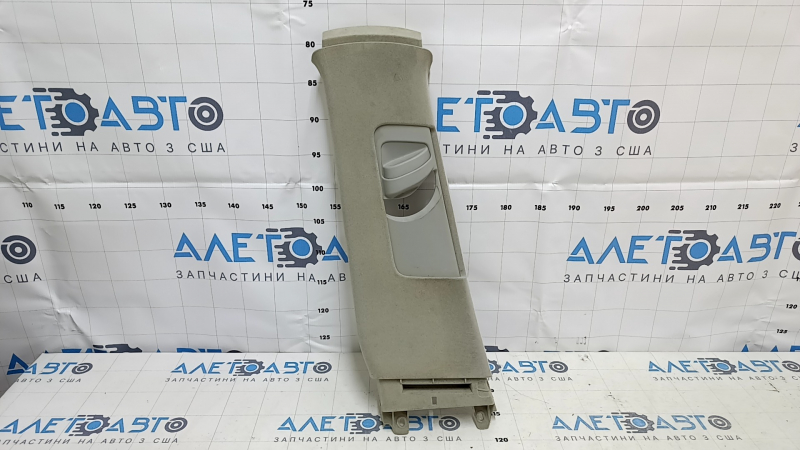 Center pillar trim upper belt left Lexus RX300 RX330 RX350 RX400h 04-09 gray, needs cleaning, scratches, abrasion