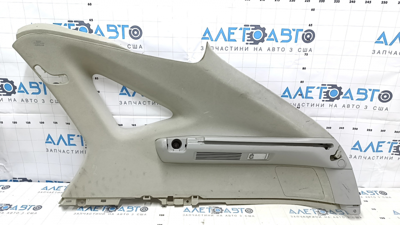 Upper right rear pillar trim Lexus RX300 RX330 RX350 RX400h 04-09 gray, scratches, dry-cleaned