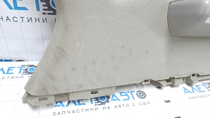 Upper right rear pillar trim Lexus RX300 RX330 RX350 RX400h 04-09 gray, scratches, dry-cleaned
