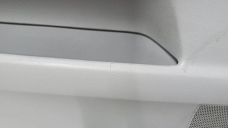 Door trim card rear left Lexus RX300 RX330 RX350 RX400H 04-09 gray, black top, gray leather armrest, wood insert, scratches