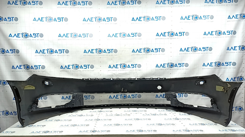 Front bumper bare VW CC 13-17 rest, black, non-factory holes, dented