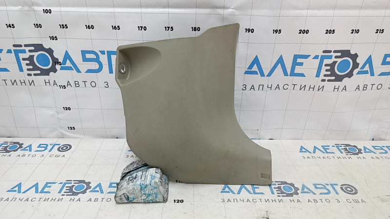 Front pillar trim lower right Toyota Prius 30 10-15 beige, scratches, needs cleaning