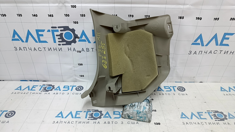 Front pillar trim lower right Toyota Prius 30 10-15 beige, scratches, needs cleaning