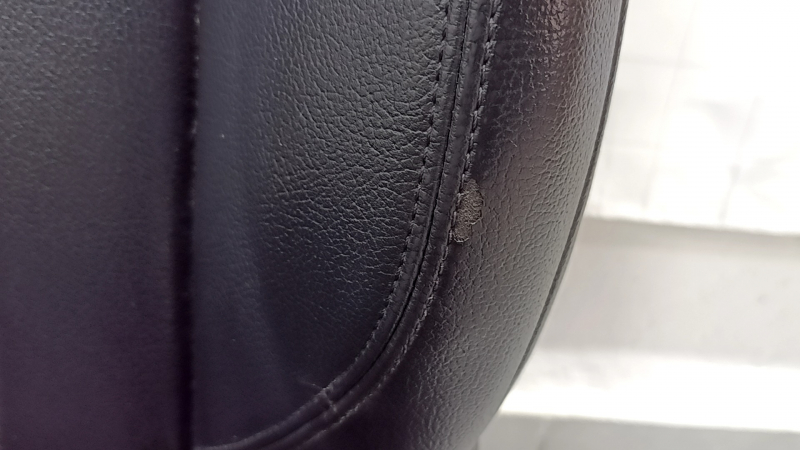 Driver's seat Audi A4 B9 17-19 without airbag, electric, heated, leather, black, cracked, for cleaning
