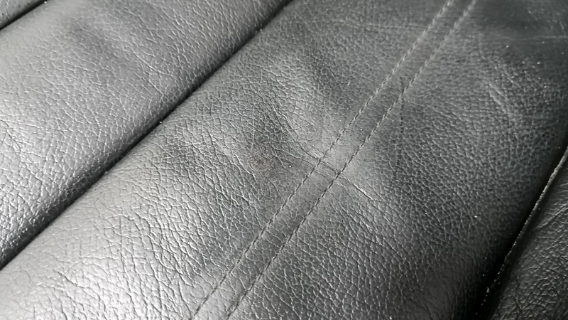 Driver's seat Audi A4 B9 17-19 without airbag, electric, heated, leather, black, cracked, for cleaning