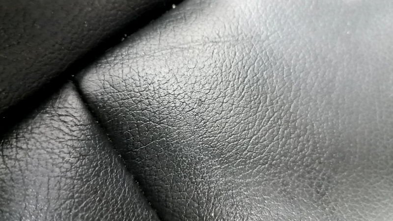 Driver's seat Audi A4 B9 17-19 without airbag, electric, heated, leather, black, cracked, for cleaning