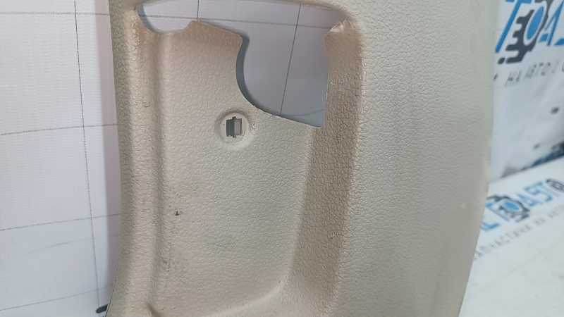 Front pillar trim lower left VW Passat b7 12-15 USA beige, worn, plastic turned white
