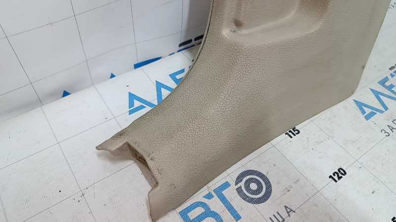 Front pillar trim lower left VW Passat b7 12-15 USA beige, worn, plastic turned white