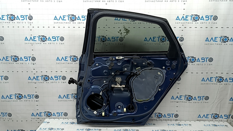 Door assembly rear right Ford Fusion mk5 13-20 blue E7, dent