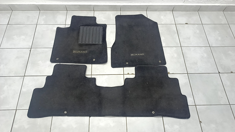 Set of floor mats for Nissan Murano z52 15-18 pile black, dry cleanable
