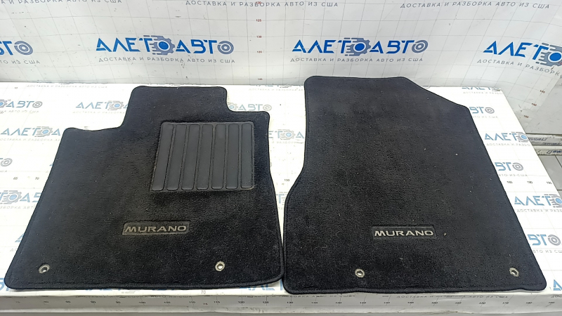 Set of floor mats for Nissan Murano z52 15-18 pile black, dry cleanable