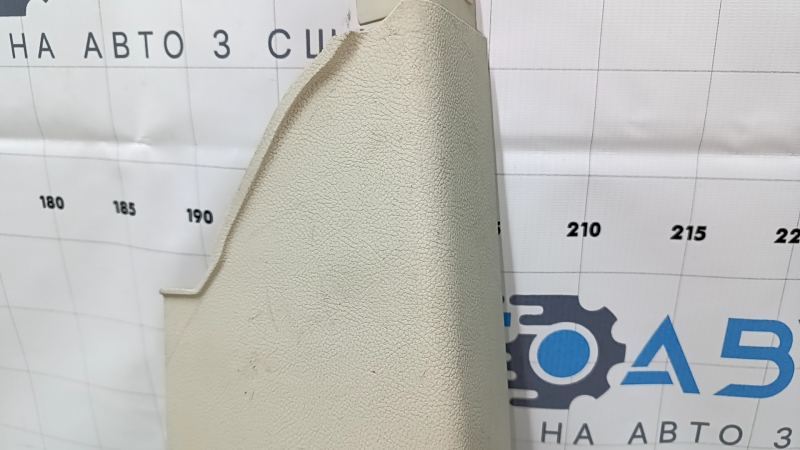 Front pillar trim lower right Lincoln MKC 15 - beige, plastic turned white, scratches