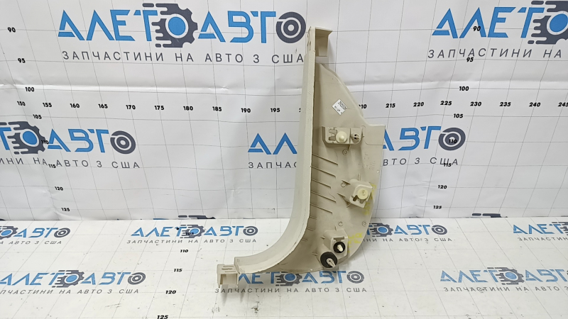 Front pillar trim lower right Lincoln MKC 15 - beige, plastic turned white, scratches