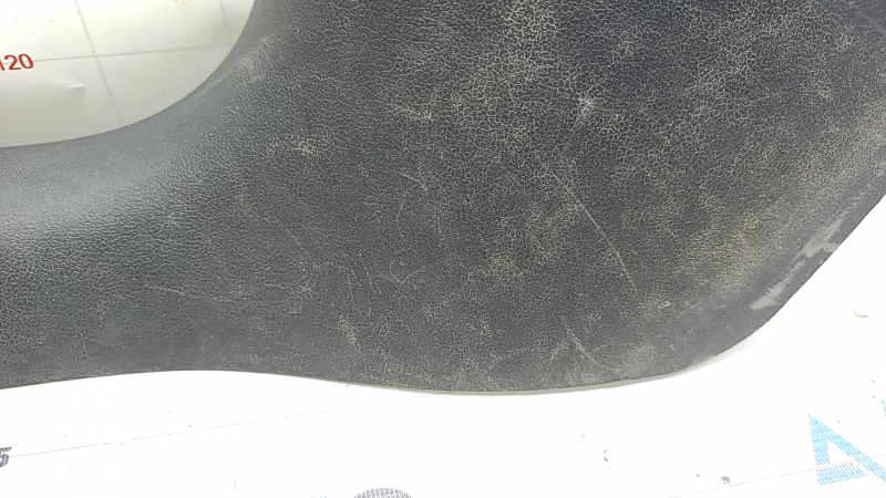 Door sill trim, front, left, inner, Audi A4 B8 08-16 sedan, black, scratches, needs cleaning