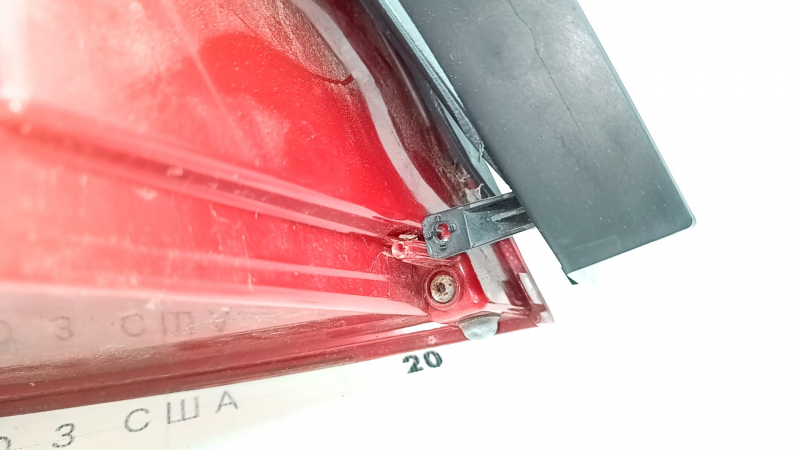 External right wing light Audi A4 B8 13-16 rest sedan LED, with overlay, broken glass, broken overlay