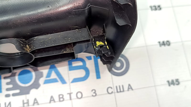 Rear center console trim Ford Fusion mk5 17-20 black, under air ducts, scratches, broken fasteners