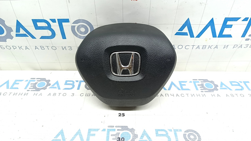 Airbag in the steering wheel driver Honda Insight 19-22 black, rusty pyropatron, scratch