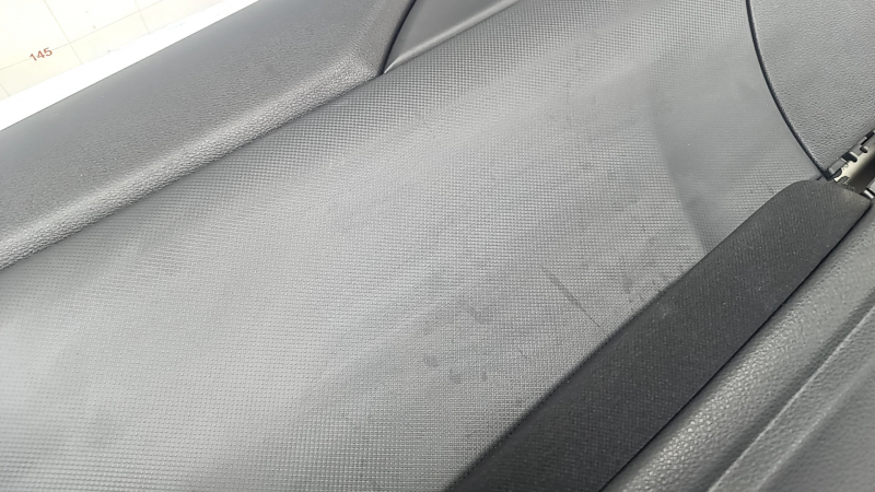 Door trim card rear left Honda Civic X FC 16-21 4d black, armrest black cloth, scratches, abrasions
