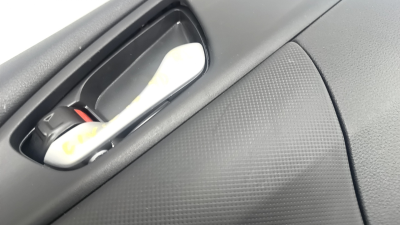 Door trim card rear left Honda Civic X FC 16-21 4d black, armrest black cloth, scratches, abrasions