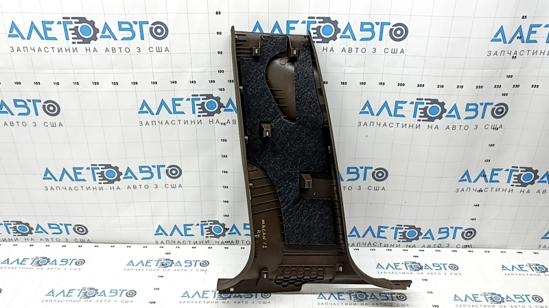 Center pillar trim lower right Porsche Macan 15-18 brown