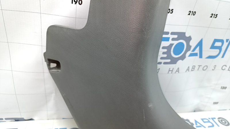 Front pillar trim lower right Nissan Leaf 13-17 gray, scratches