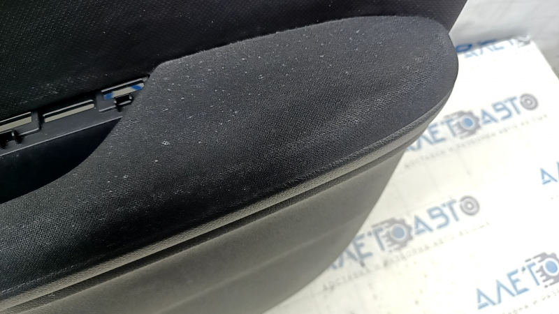 Door trim card front right Honda Civic X FC 16-21 4d cloth black with black insert, scratches, for cleaning