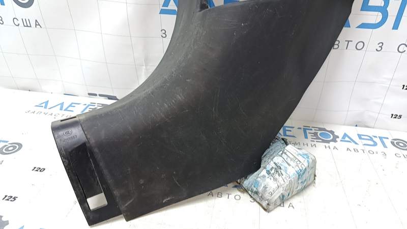 Front pillar trim lower left Mitsubishi Outlander 14-21 black, worn, scratches