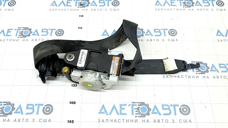 Driver's seat belt Honda Accord 18-22 black shot