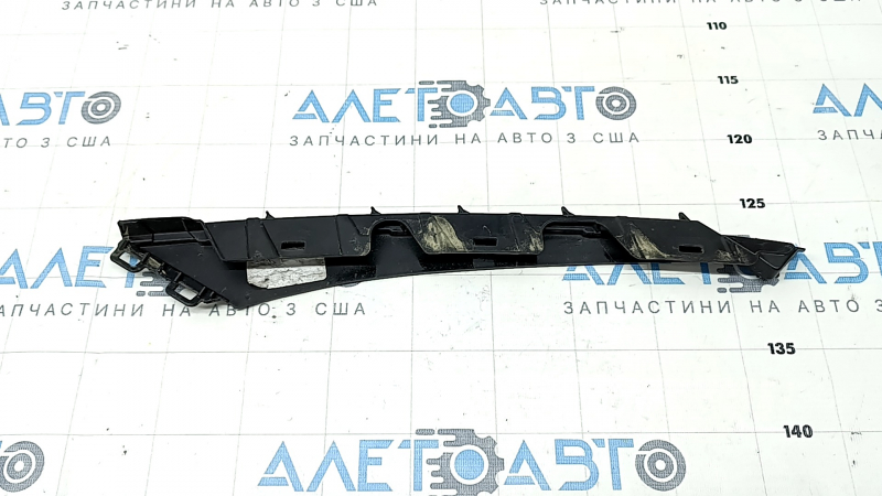 Front bumper trim under headlight left Honda Accord 18-22 black gloss, sand