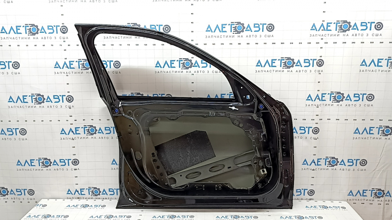Bare front left door BMW 3 G20 19- black 668, in black matte film, dents