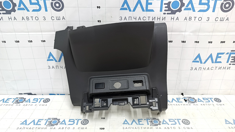 Dashboard trim center lower Toyota Prius V 12-17 dark gray, scratches