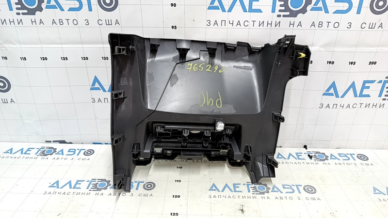 Dashboard trim center lower Toyota Prius V 12-17 dark gray, scratches
