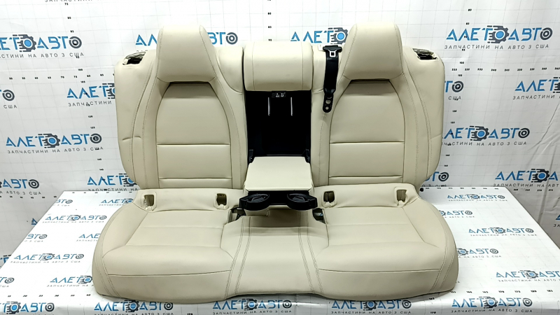 Rear row of seats 2 row Mercedes CLA 14-19 beige leather, dry cleanable