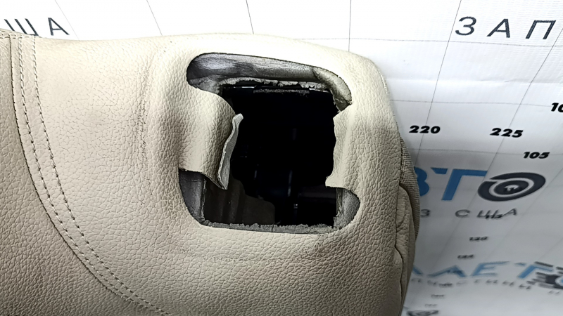 Rear row of seats 2 row Mercedes CLA 14-19 beige leather, dry cleanable
