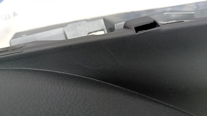 Torpedo front panel with AIRBAG Toyota Prius 50 17-22 black with gray, for a large display, scratches, for dry cleaning, rusty squib