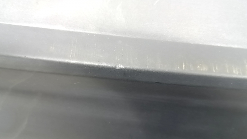 Lip of rear bumper Toyota Sienna 21-25 for parking sensors, structure, scratches