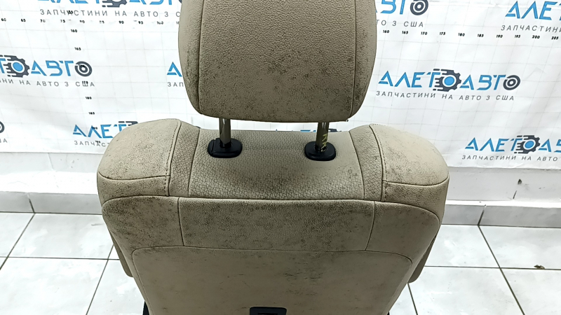 Rear row of seats 2nd row right Toyota Sienna 23-25 without Airbag, beige leather for 7 seats, rusty underneath, dry cleaning