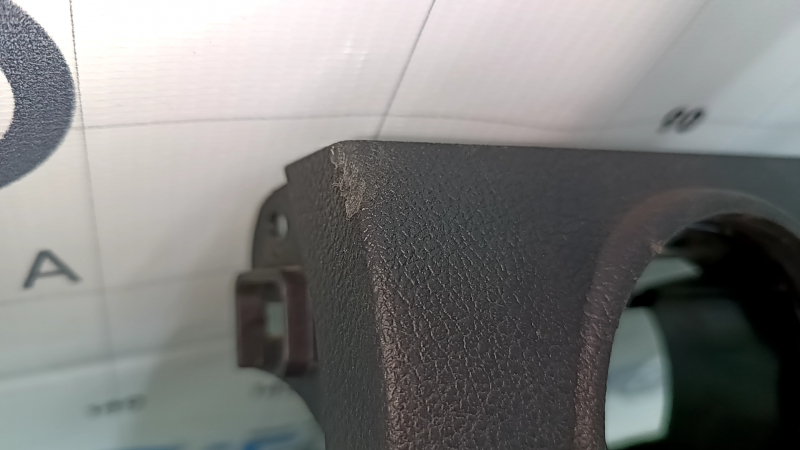 Driver's knee pad left VW Tiguan 09-17 with glove compartment, black, scratches