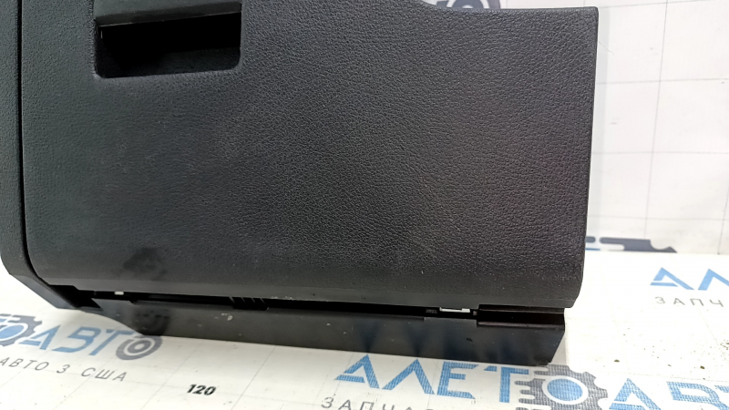 Driver's knee pad left VW Tiguan 09-17 with glove compartment, black, scratches