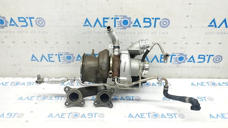Turbocharger complete with manifold BMW X5 G05 19-23 3.0T, with tubes, 34k