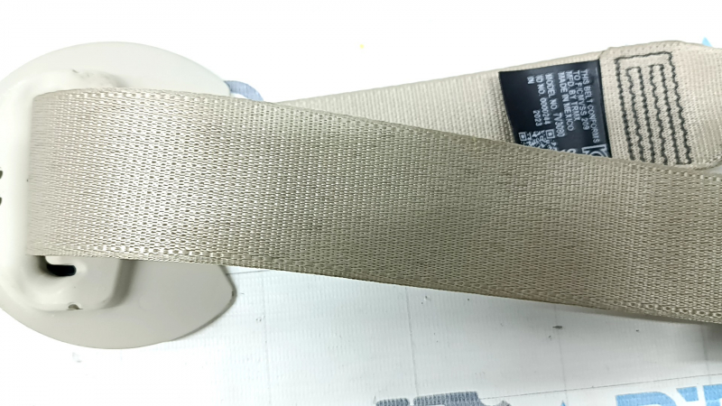 Seat belt 3rd row rear right Toyota Sienna 22-24 beige, dry cleanable