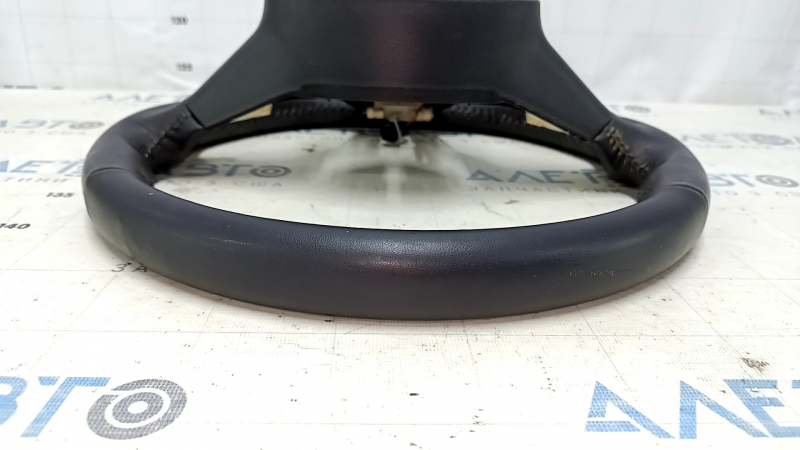 Naked steering wheel Nissan Sentra 20-23 leather black with heating, scratches, needs cleaning, bumps
